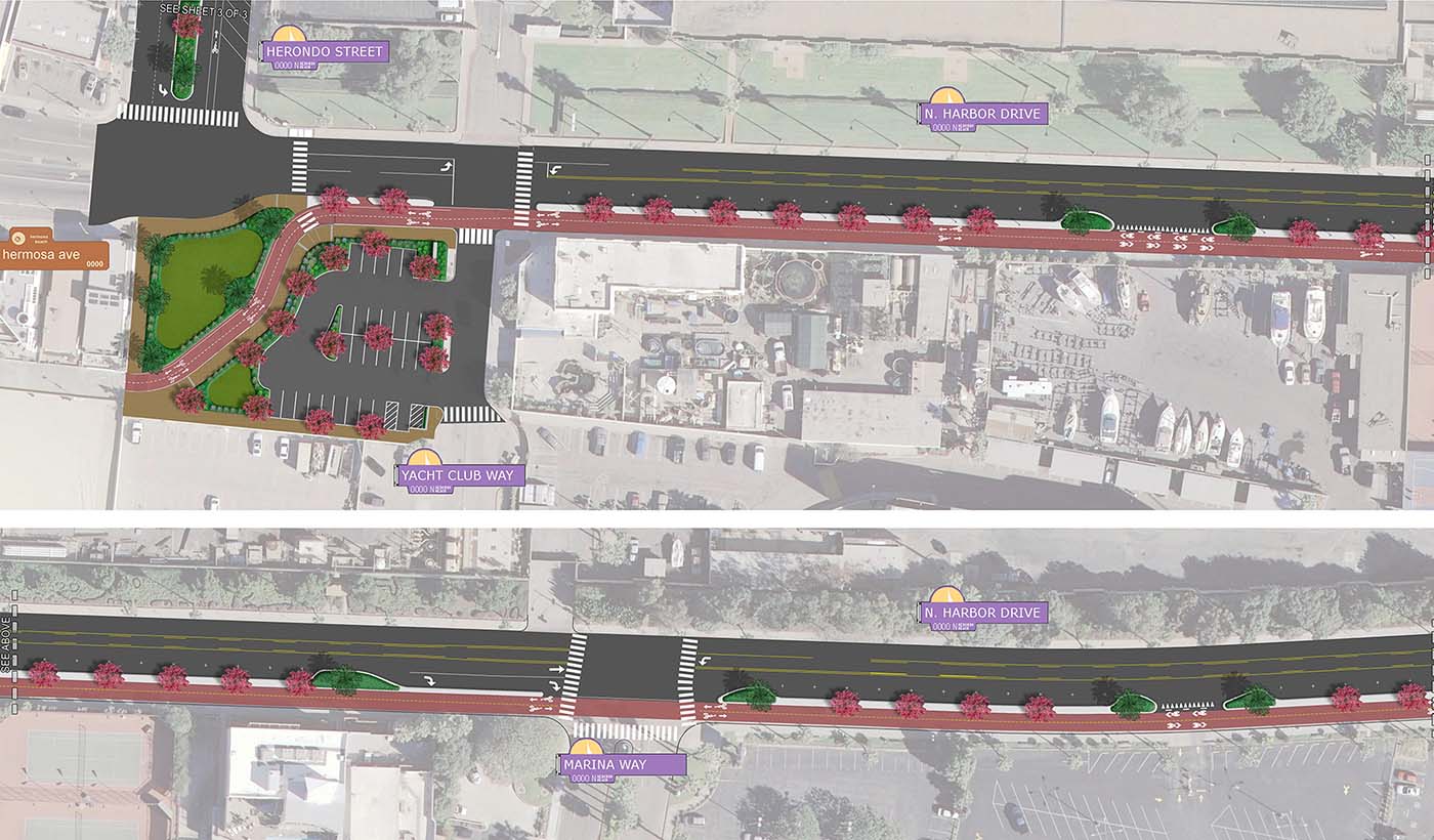 Herondo Street/Harbor Drive Gateway Park & Cycle Track